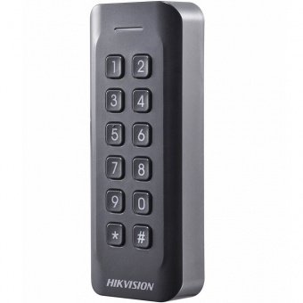 Считыватель EM-Marine карт Hikvision DS-K1802EK с механической клавиатурой