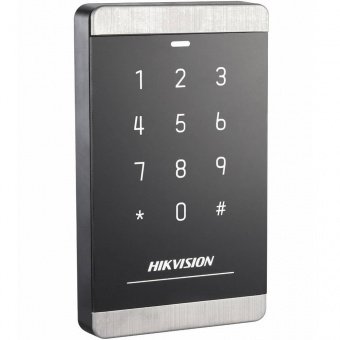 Уличный считыватель Mifare карт Hikvision DS-K1103MK с сенсорной клавиатурой