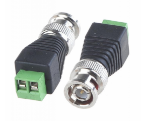 Разъем BNC штекер с клемной колодкой под  винт