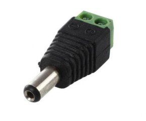 Штекер питания DC jack с клеммной колодкой  под винт